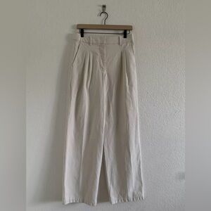Wilfred Cream Wide Leg Pants